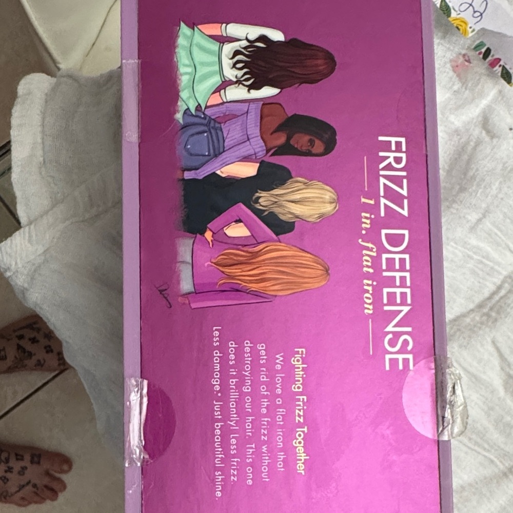 1 in. Flat Iron - Purple